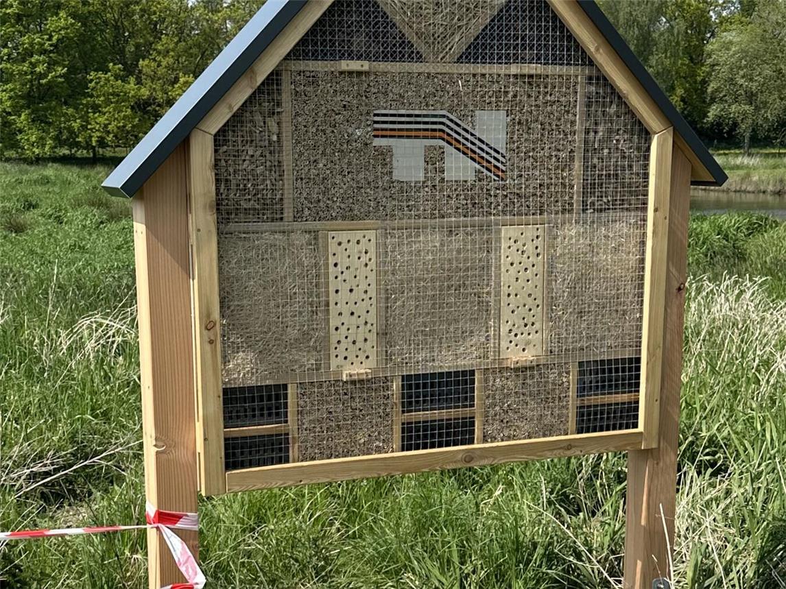 Die Insekten können nun von artgerechten Nistplätzen profitieren. Foto: privat