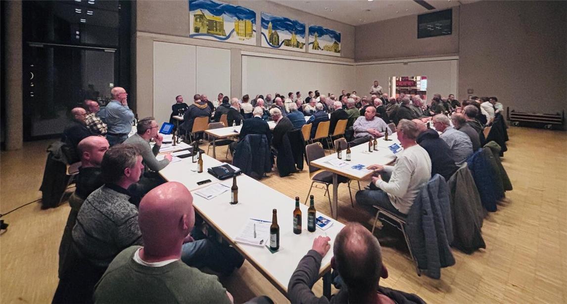 Die Jahreshauptversammlung der Johannesschützen Weeze war gut besucht. Foto: privat