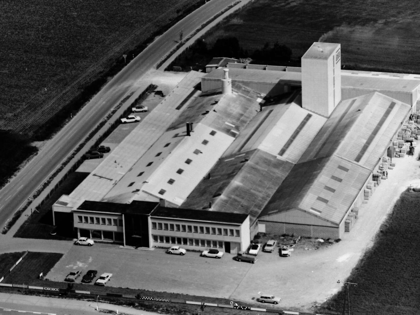 Die Jasba auf einer Lauftaufnahme aus dem Jahr 1969. Foto: Stadtarchiv Rees