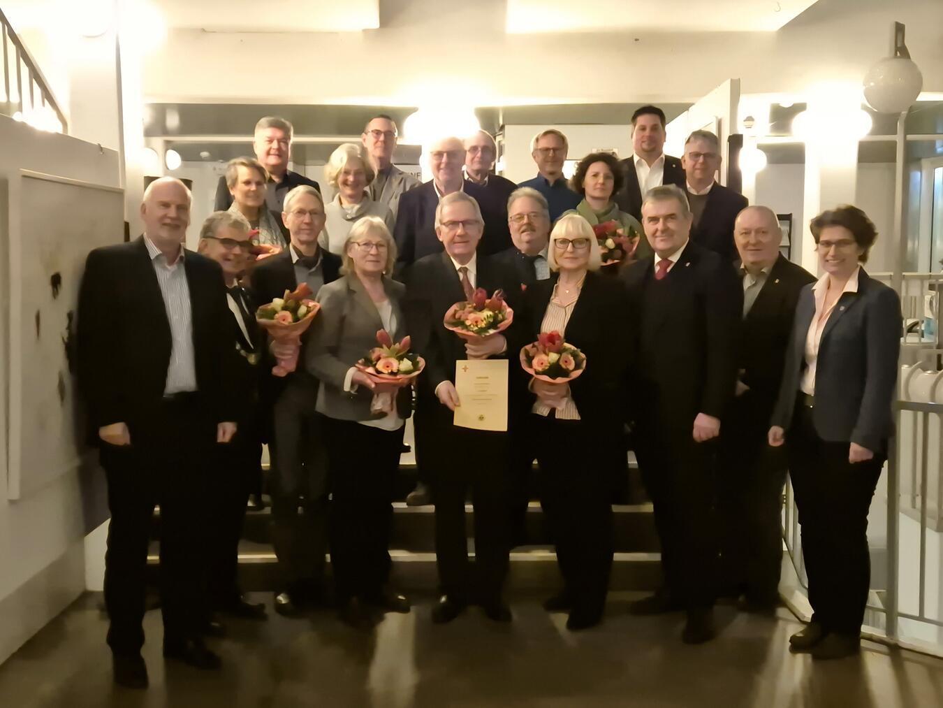 Die Jubilare des Rheinberger Stadtrats. Foto: privat