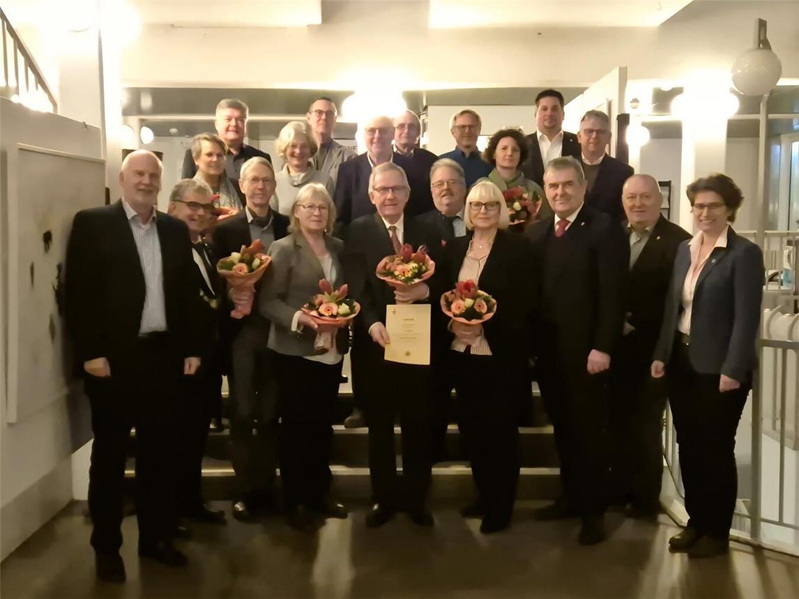 Die Jubilare des Rheinberger Stadtrats. Foto: privat