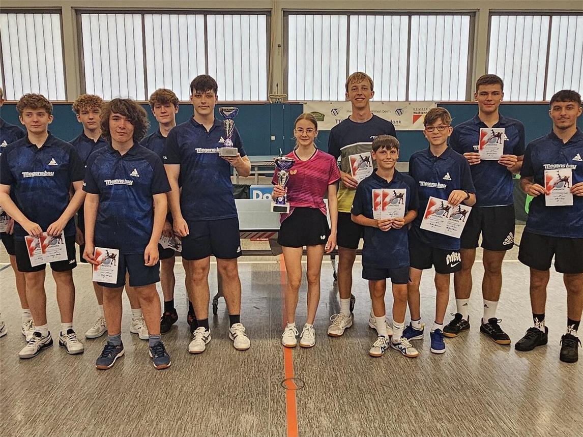 Die Jugend U 19 spielte bei den Vereinsmeisterschaften des TTC Straelen/Wachtendon eine herausragende Rolle.Foto: privat