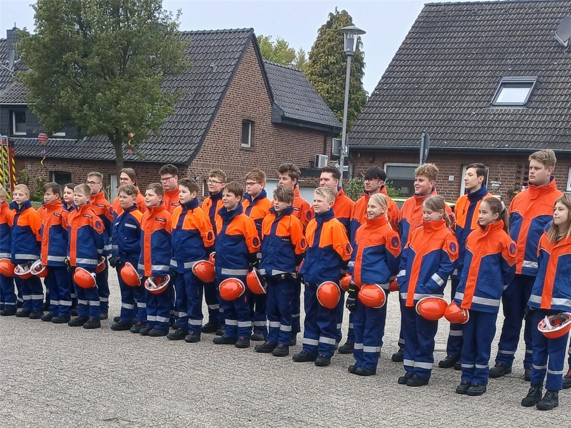 Die Jugendfeuerwehr Kerken feierte ihr 20-jähriges Bestehen. Foto: privat