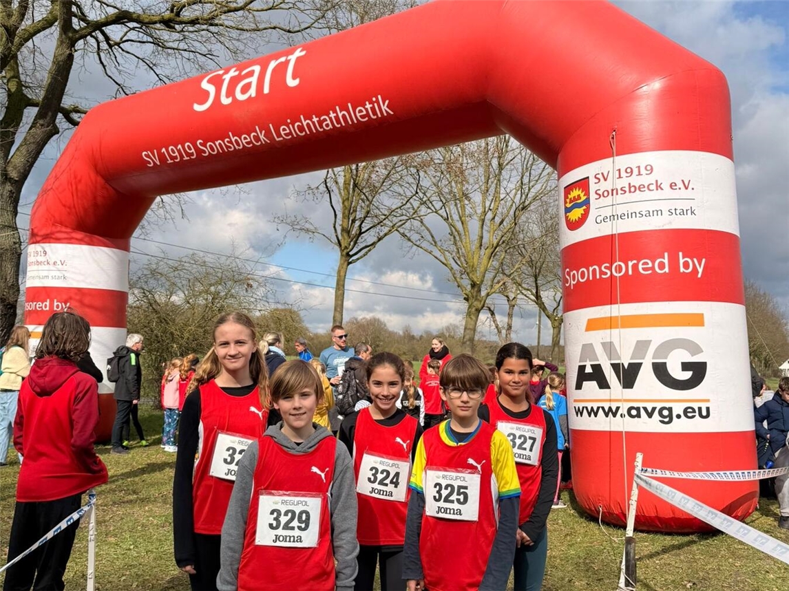 Die jungen Leichtathleten sammelten wertvolle Wettkampferfahrungen. Foto: privat
