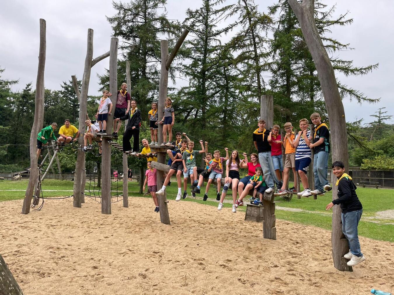Die Kinder beim Veener Ferienlager hatten in diesem Jahr wieder viel Spaß. Foto: privat