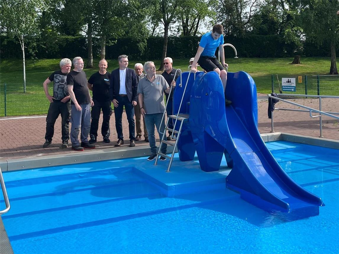 Die Kinder dürfen sich auf den blauen Elefanten freuen. Foto: privat