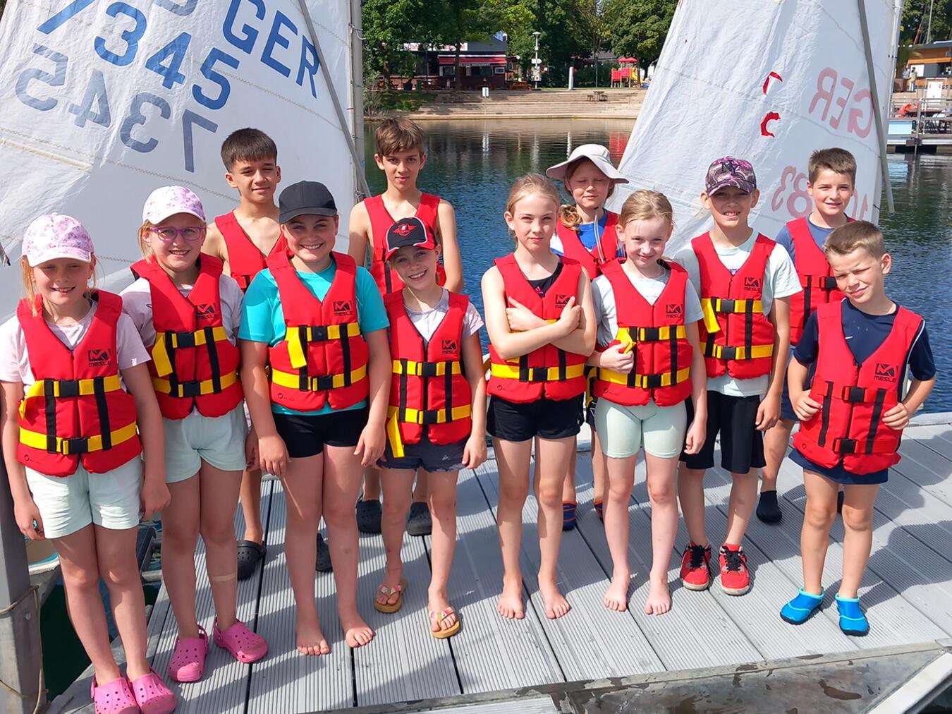 Die Kinder hatten bei der Segelfreizeit im Freizeitzentrum Xanten eine tolle Zeit. Foto: FZX
