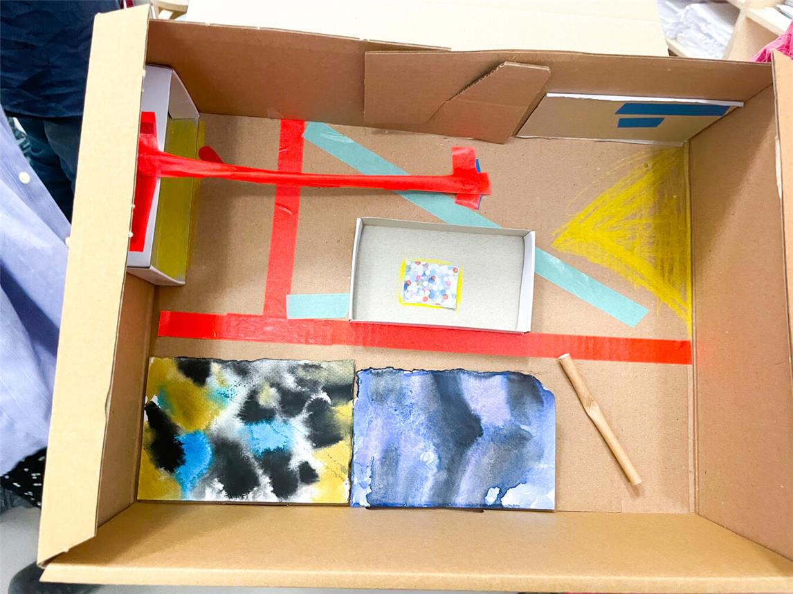 Die Kinder werden zu Gestaltern ihrer eigenen Ausstellung. Foto: Stiftung Museum Schloss Moyland