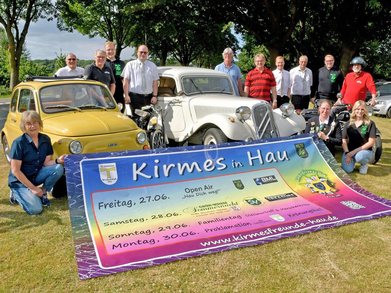 Die Kirmesfreunde freuen sich auf tolle Festtage. NN-Foto: Rüdiger Dehnen