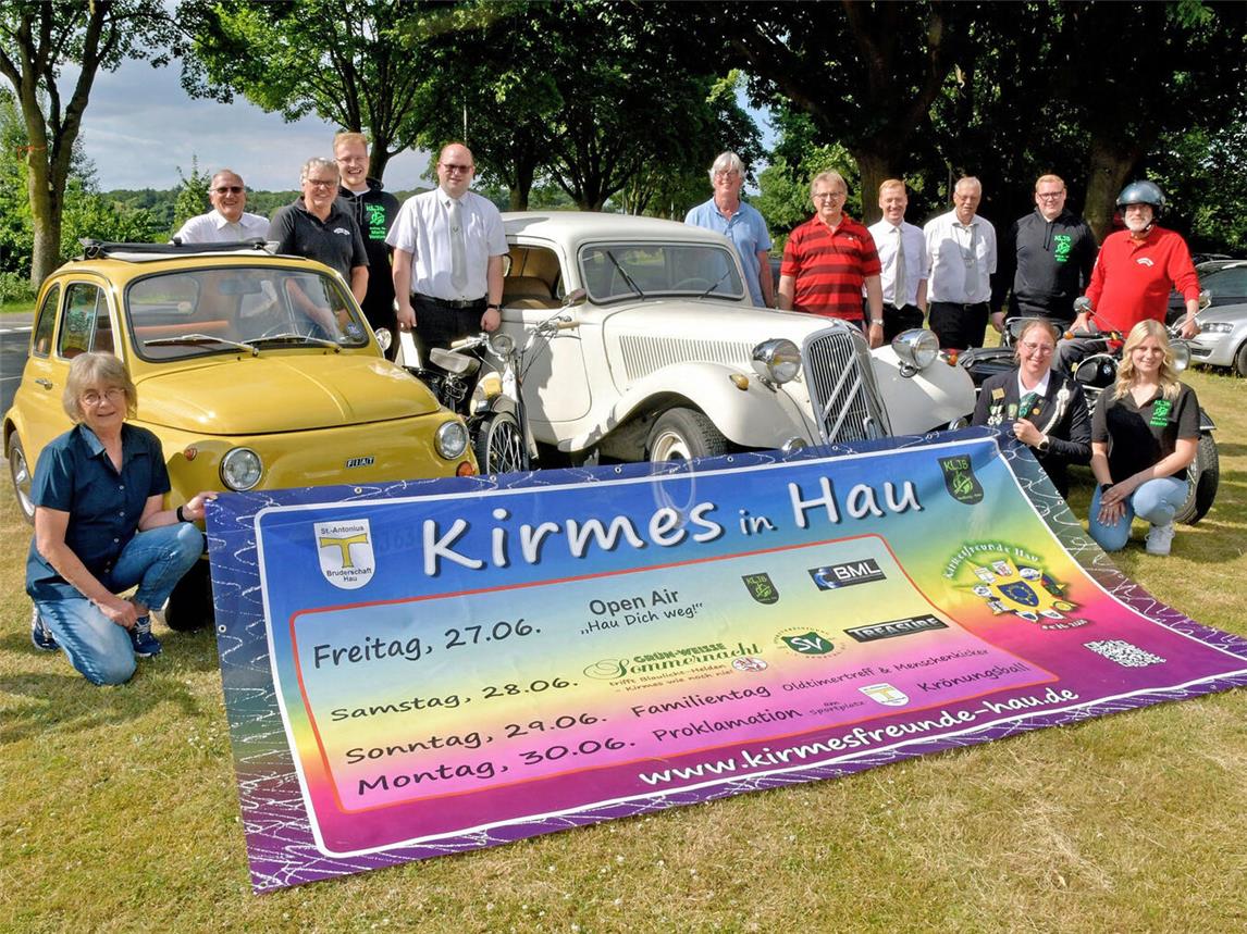Die Kirmesfreunde freuen sich auf tolle Festtage. NN-Foto: Rüdiger Dehnen