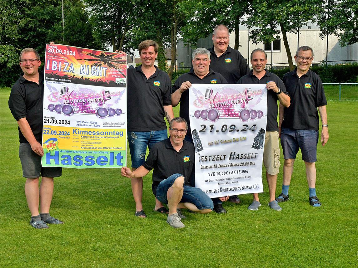 Die Kirmesfreunde stellen jetzt ihr Programm vor. NN-Foto: Rüdiger Dehnen