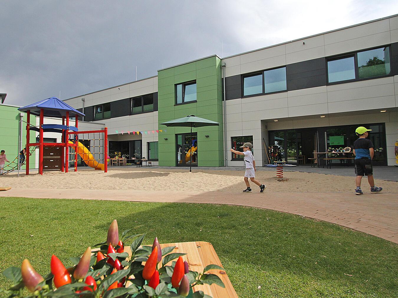 Die Kita Im Stadtgarten an der Beethovenstraße in Straelen.