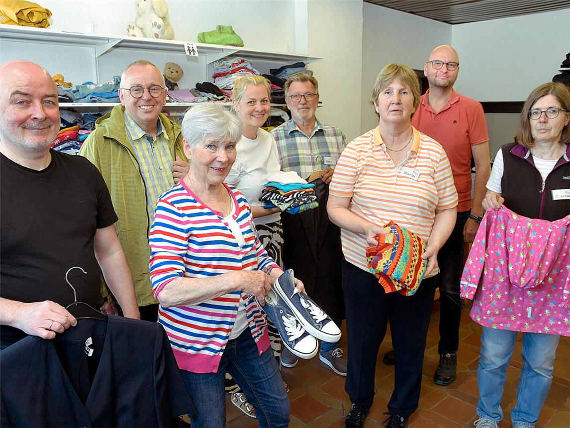 Die Kleiderkammer erhält keine Zuschüsse und wird in erster Linie durch ehrenamtliche Helfer ermöglicht. Foto: Rüdiger Dehnen