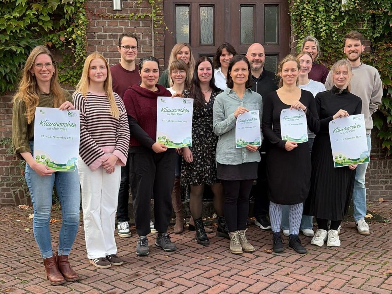 Klimaschutzmanagerinnen der Kommunen Kreis Kleve beim Netzwerkaustausch in Kranenburg, 2023. Foto: Gemeinde Kranenburg.
