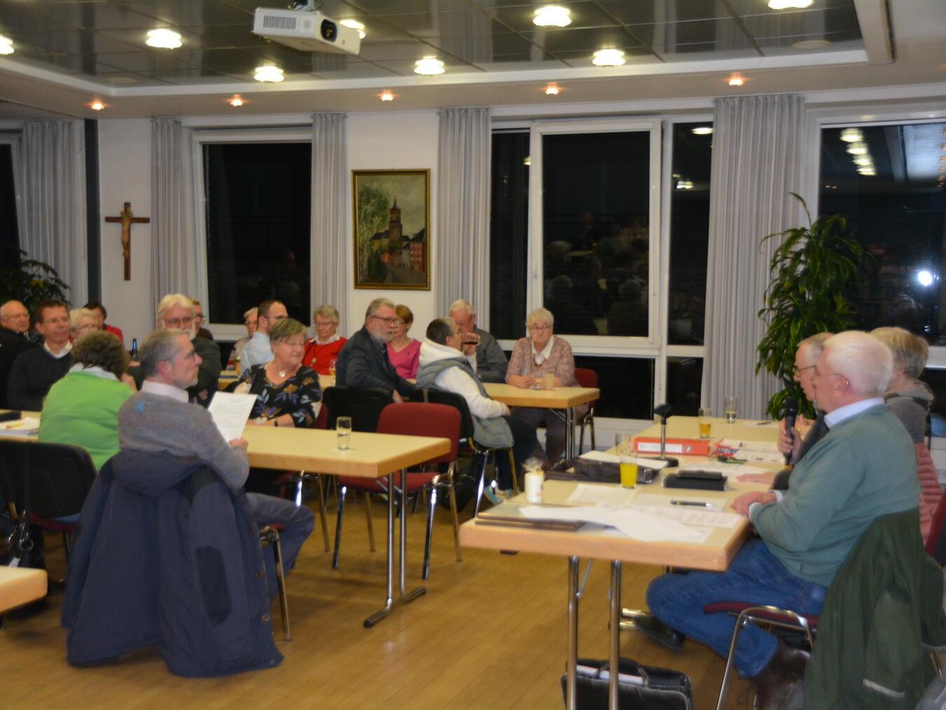 Die Kolpingsfamilie zog im Kolpinghaus ein positives Fazit für 2024. Foto: pebo-qualburg