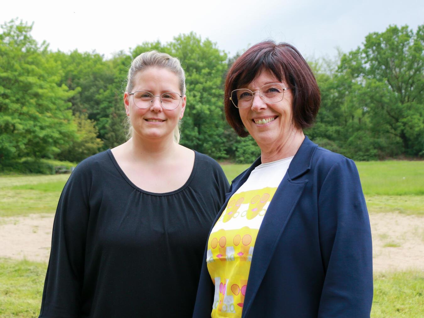 Die Koordinatorinnen Nicole Schoeters und Franziska Eickmans vom ambulanten Hospiz- und Palliativberatungsdienstes des Caritasverband Geldern-Kevelaer.Bildquelle: Caritasverband Geldern-Kevelaer