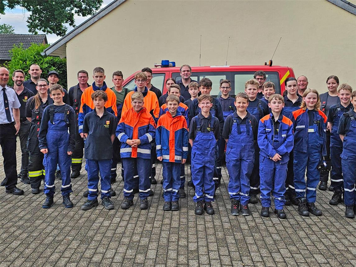 Die Kranenburger Jugendfeuerwehr feiert Jubiläum. Foto: Jugendfeuerwehr Kranenburg