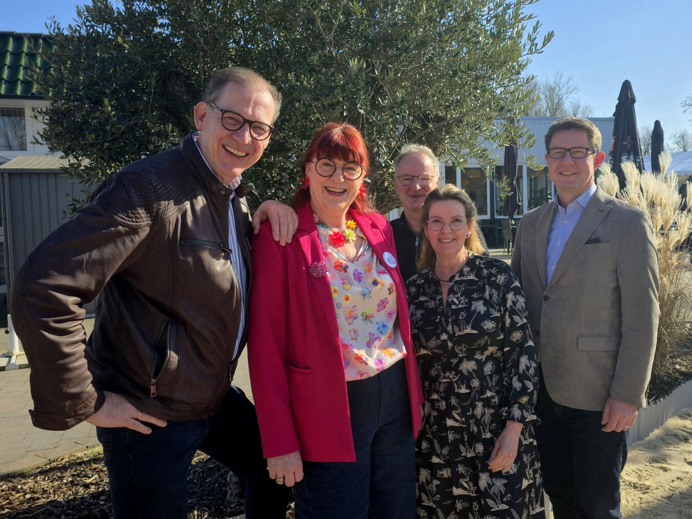 Die LaGa startet in drei Jahren, aber jetzt wird die Basis gelegt: Da sind sich Reinhard Berens, Ute Marks,Rainer Hoymannd, Birgit van den Boom und Andreas Kochs sicher (v.l.). NN-Foto: HF