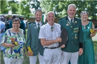 Die letzten Preisträger der St.-Michael-Bruderschaft: vlnr: Hanni Steenbreker (K...