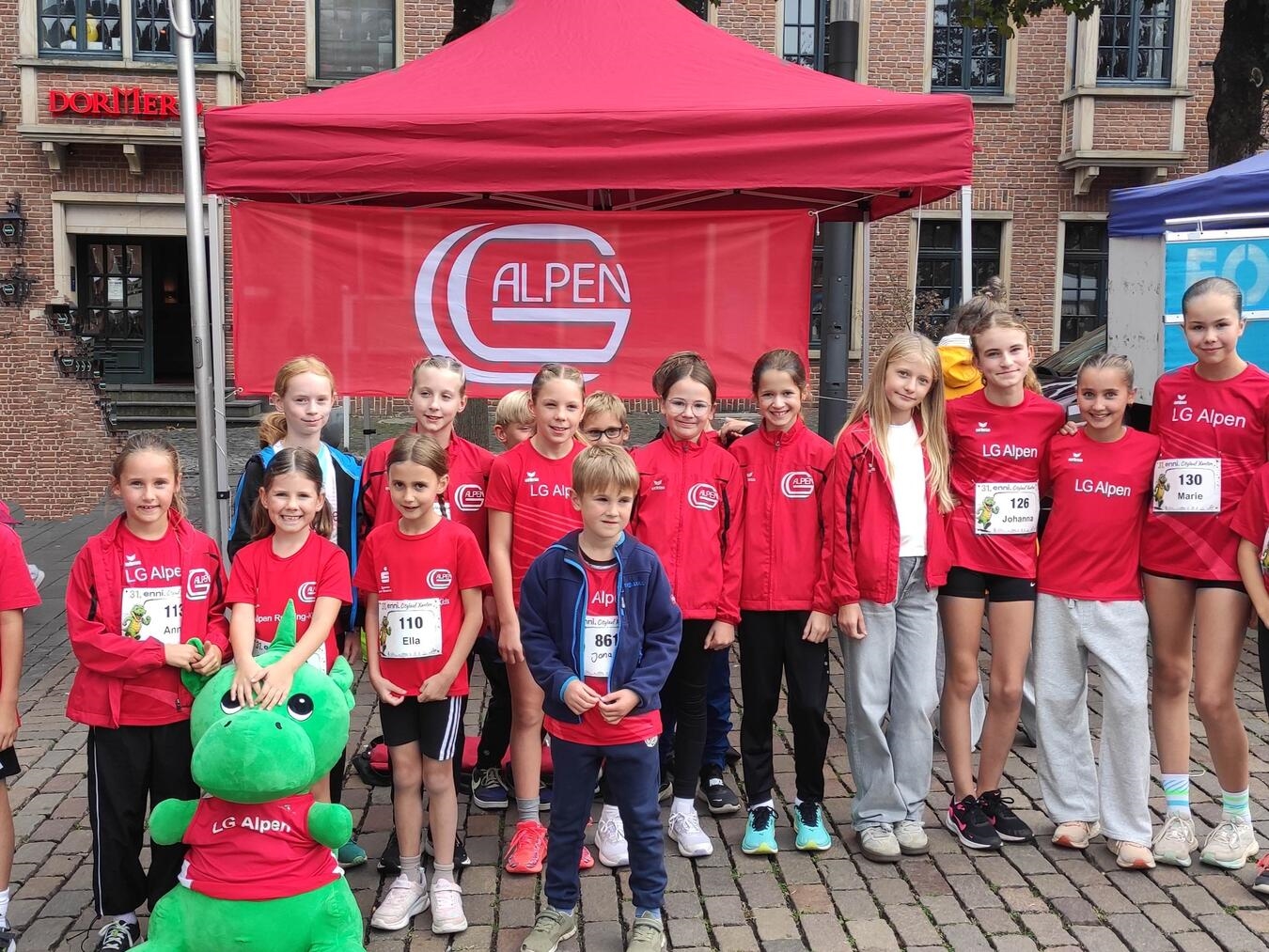 Die LG Alpen war beim Xantener Stadtlauf stark vertreten. Foto: LG Alpen