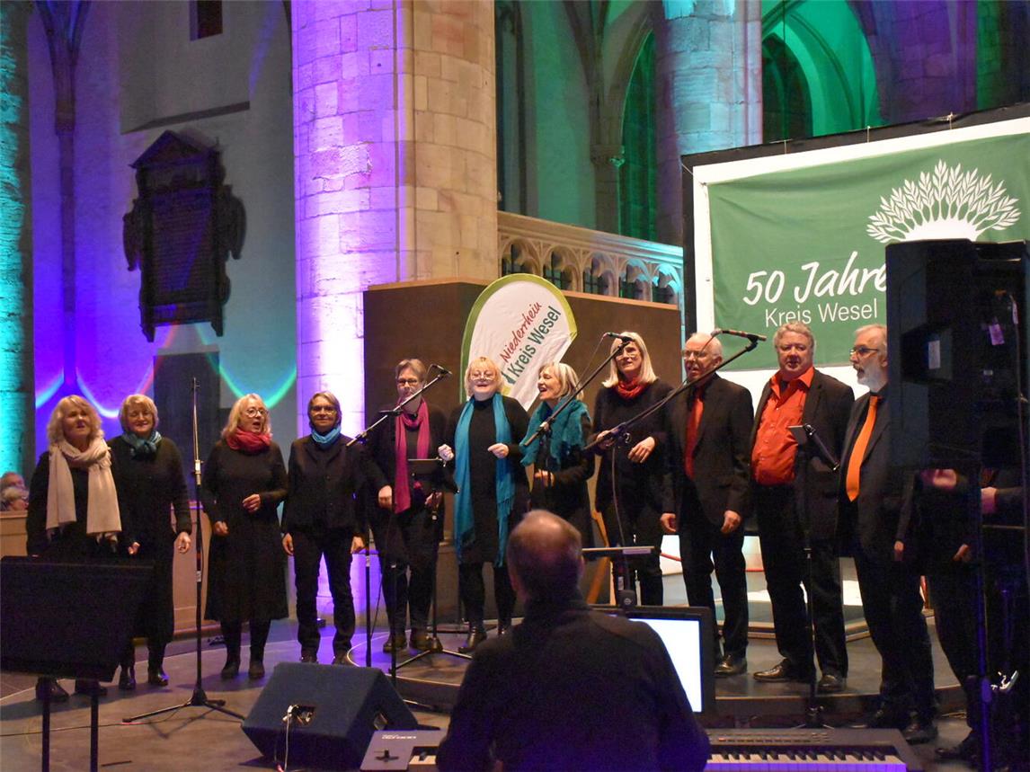 Die „Lohberg Voices“ waren unter anderem Teil des Programms. Foto: Kreis Wesel