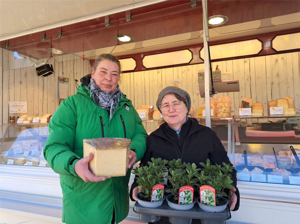 "Marktgemeinschaft bietet Käse- und Kräuteraktionen am 24. April, Wochenmarkt"