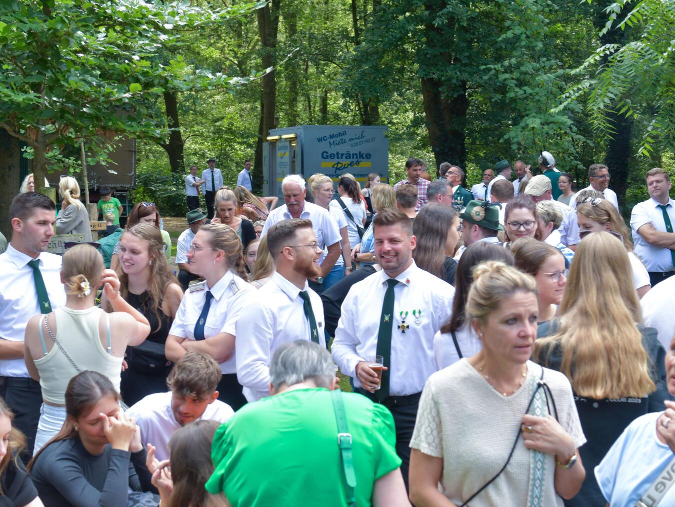 Die Mehrer Schützen laden wieder zum Fest. NN-Foto (Archiv): Gerhard Seybert