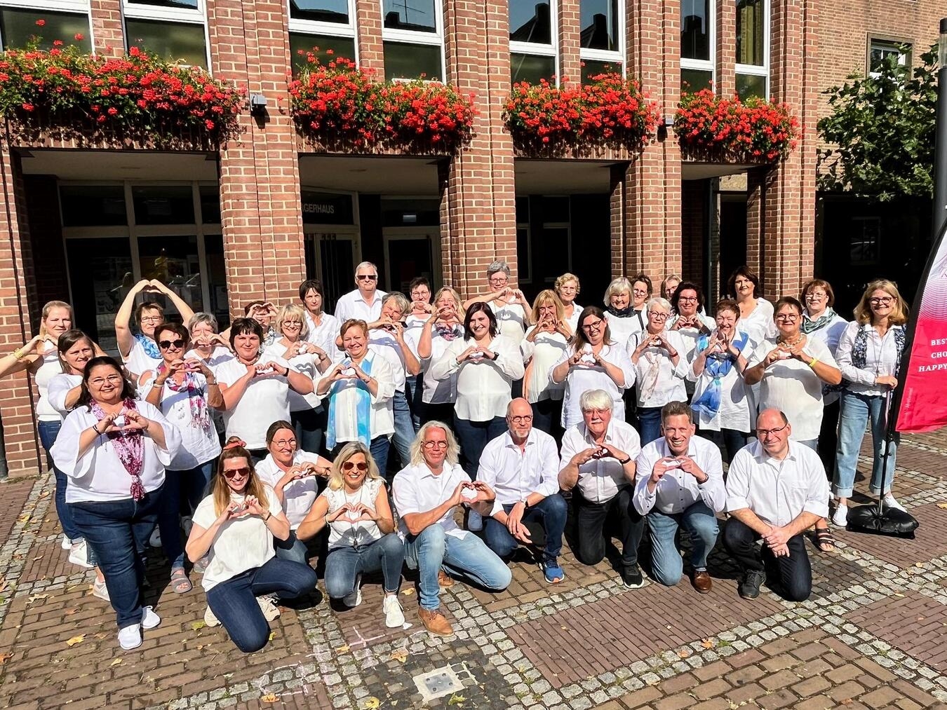 Die Mitglieder des „Junger Chor Haldern“. Foto: privat