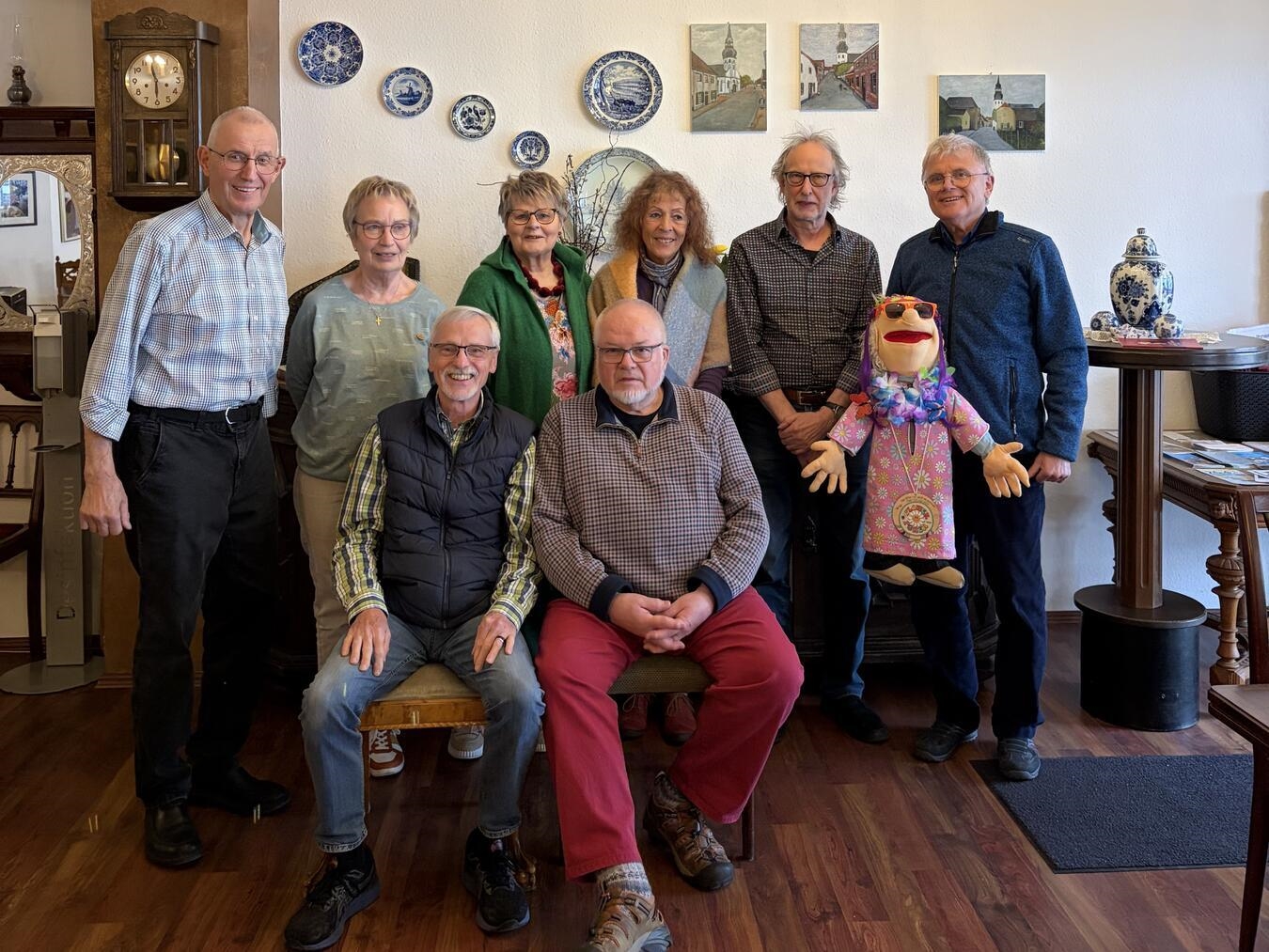 Die Mitwirkenden des achten Alpener Erzählstübchens. Foto: privat