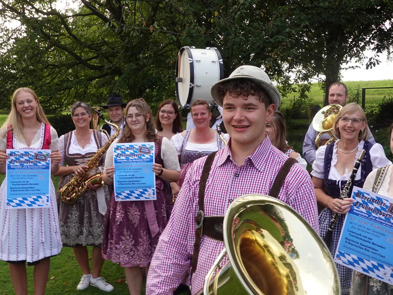 Die Musiker freuen sich schon darauf zünftig in Tracht zu feiern. Foto: privat