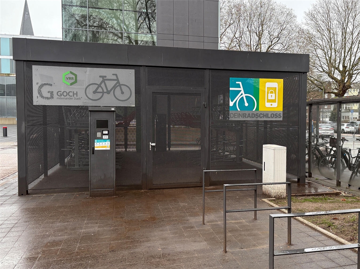 Die neue Fahrradabstellanlage am Balfourweg. Foto: Katharina Schmidt