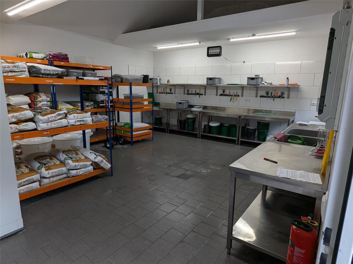 Die neue Futterküche im Klever Tiergarten. Foto: Tiergarten Kleve