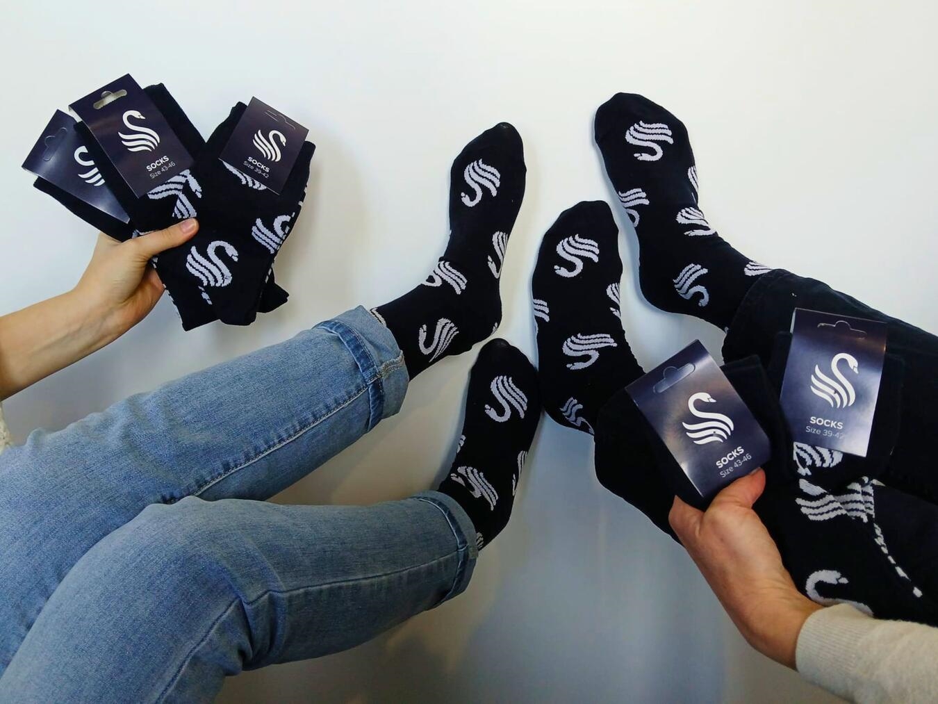 Die neuen Kleve-Socken sind ein echter Hingucker. Foto: WTM