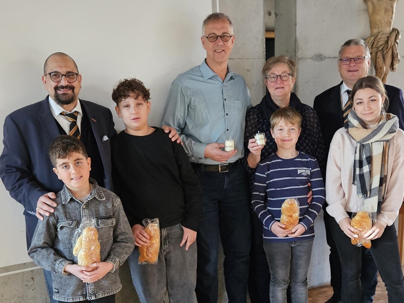 Die neuen Mitglieder Daniela und Klaus Laarmanns (Mitte) mit (r.) dem Vorsitzenden Michael Gawellek und (l.) dessen Stellvertreter Axel Bruckmann. Foto: privat