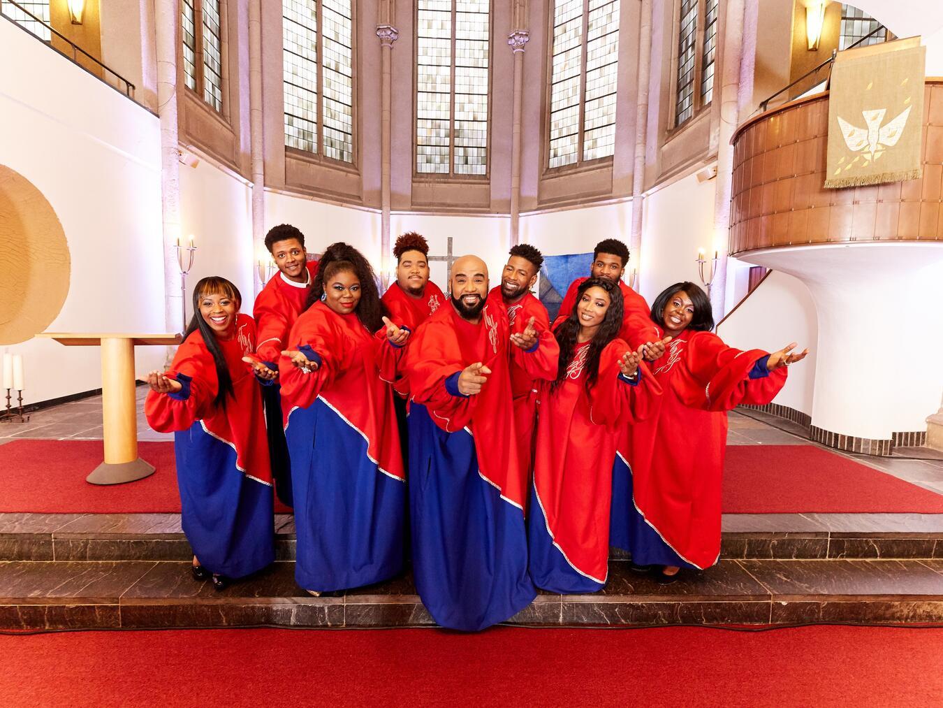 Die New York Gospel Stars bringen „gute Nachrichten“ .Foto: Behrendt und Rausch/Makis Foteinopoulos