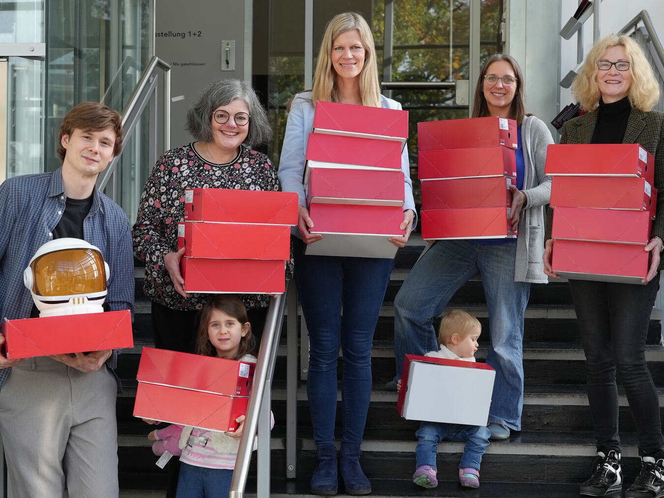 Die Organisatoren der Mitmachaktion von PAN, Stadtbücherei und des Teams Raumstation. Foto: Dagmar Nieke/Team Raumstation