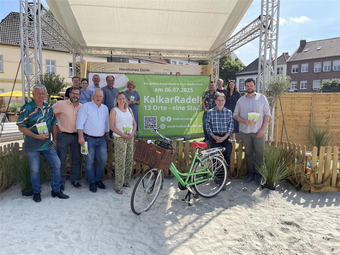 Die Organisatoren freuen sich auf die fünfte Auflage von „KalkarRadelt“. Foto: Stadt Kalkar
