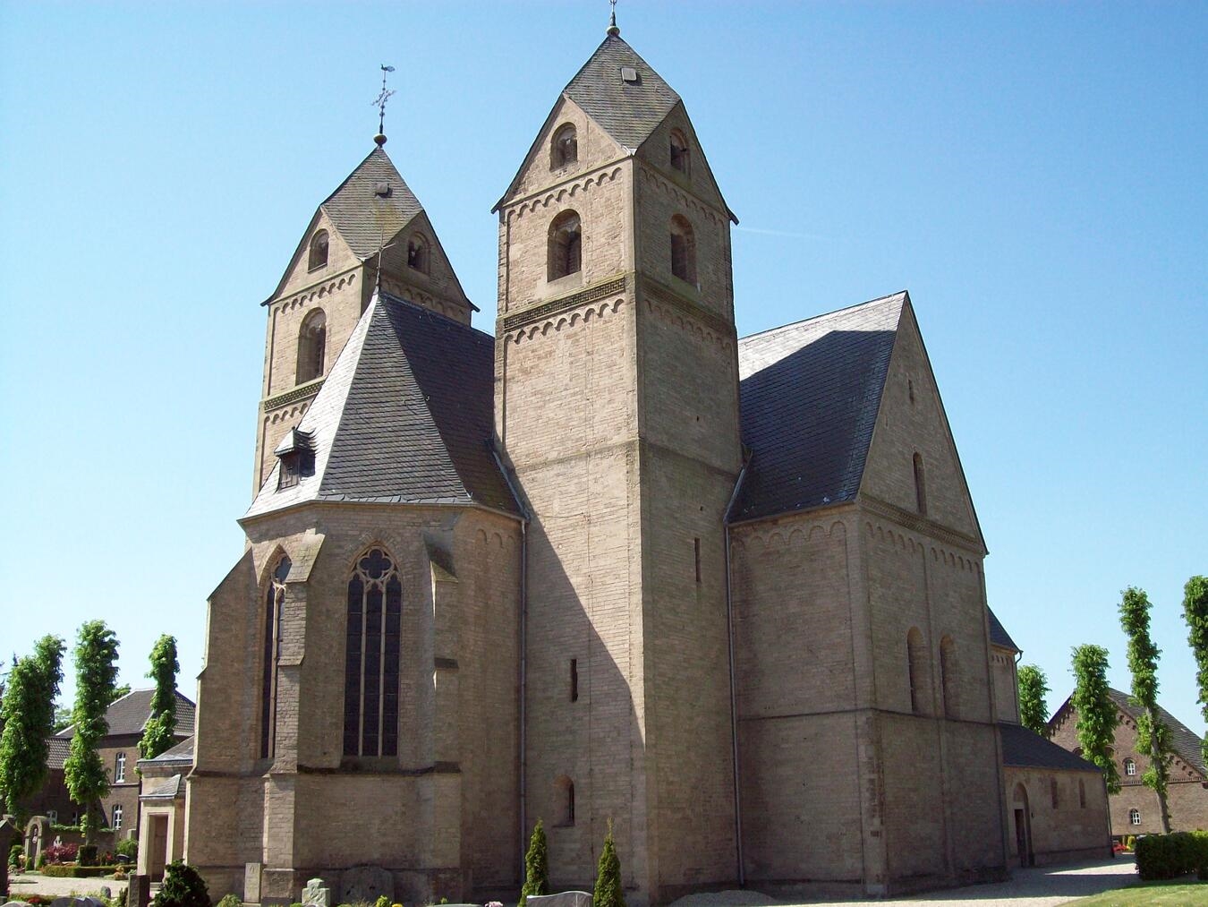 Die Ostseite der Wisseler Kirche. Foto: privat