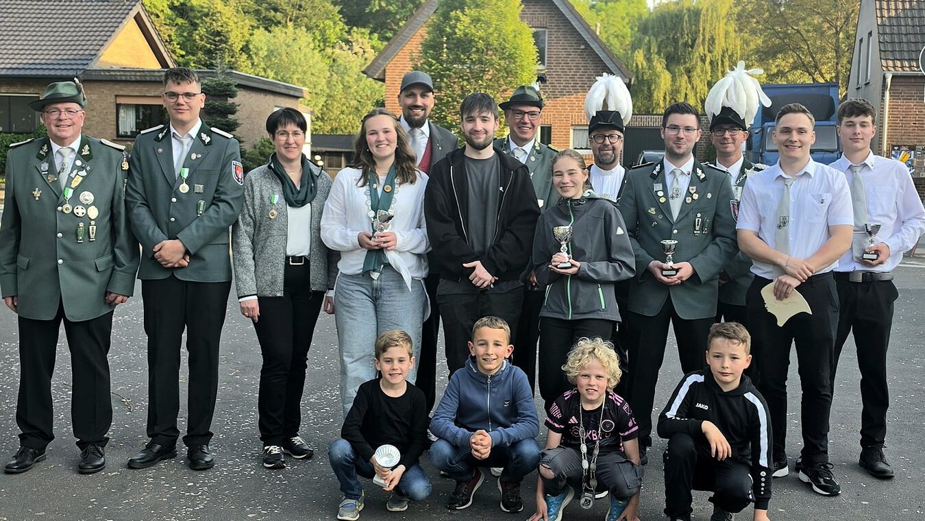 "Preisträger Vogelschießen 2026, Gruppenfoto, Sieger, Wettbewerb, Foto von Leon Eyckmann"