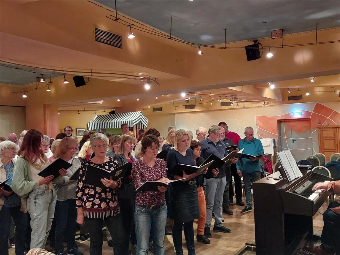 Die Proben laufen auf Hochtouren. Foto: privat