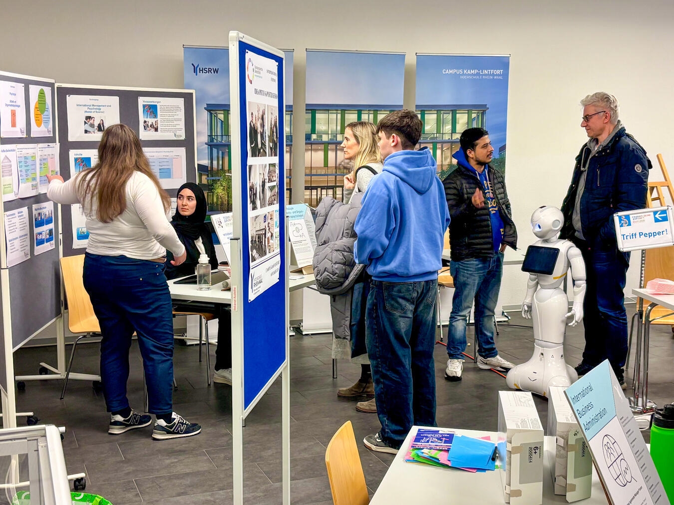 Die ProbierDichLounge in Kamp-Lintfort. Foto: HSRW/Anja Peters