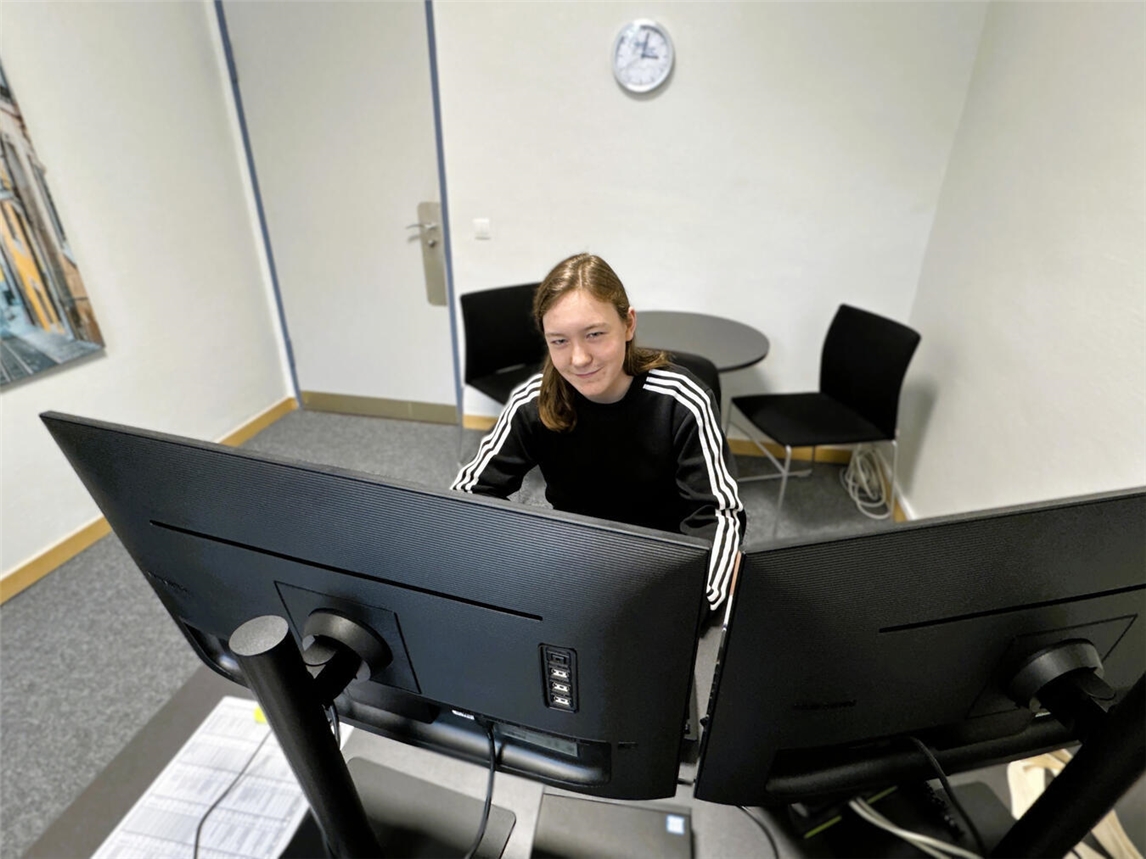 Die Reeser Öffentlichkeitsarbeit erlebte Niels Lubbers in seinem Schulpraktikum bei der Stadtverwaltung. Foto: Stadt Rees