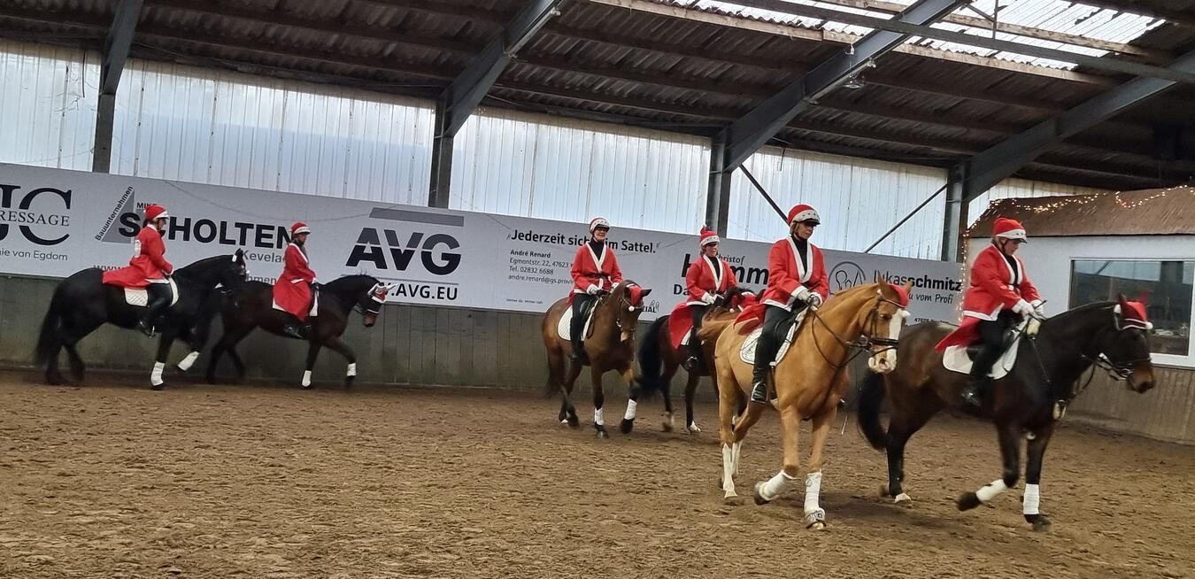 Die Reiterhausfrauen bei der Quadrille. Foto: PSG