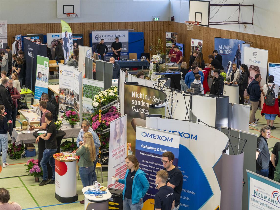 Die Resonanz bei Unternehmen und Besuchern war durchweg positiv. NN-Foto: Gerhard Seybert