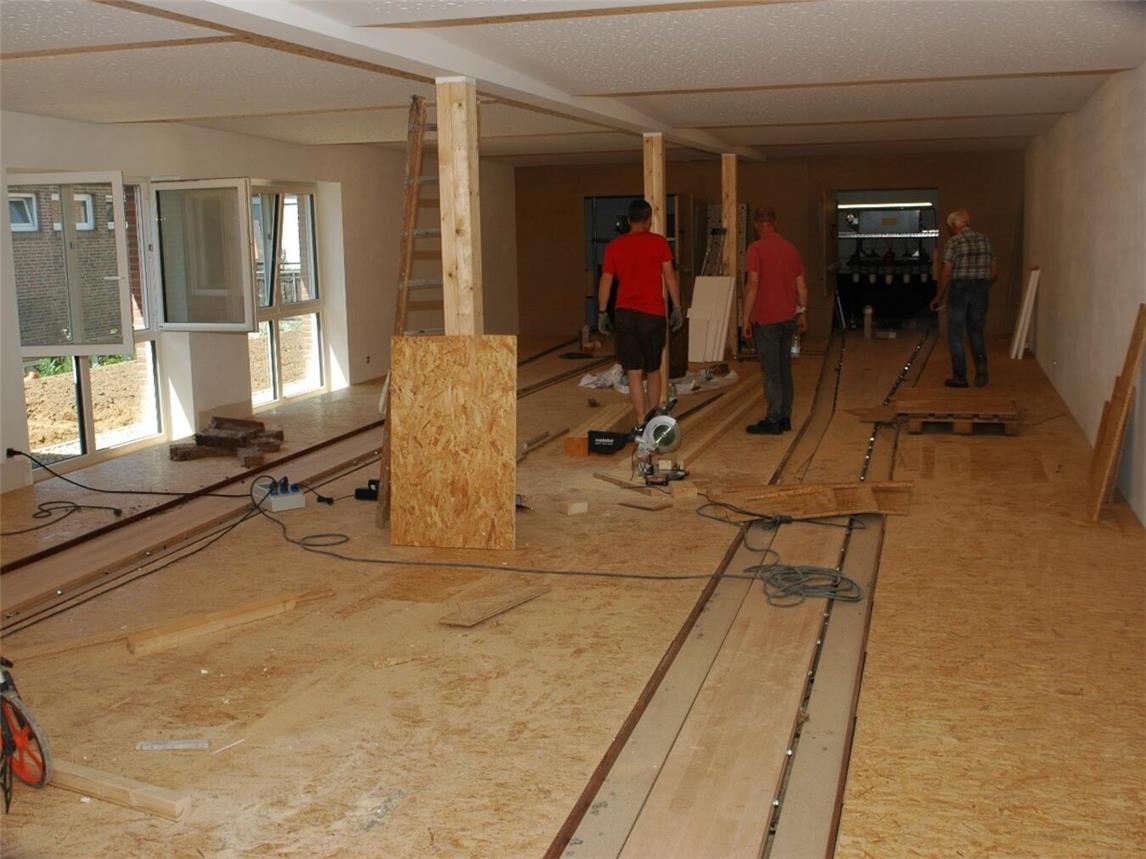 Die rmeisten Arbeiten wurden in Eigenleistung von Ehrenamtlichen erbracht. Foto: W. Hoppmann