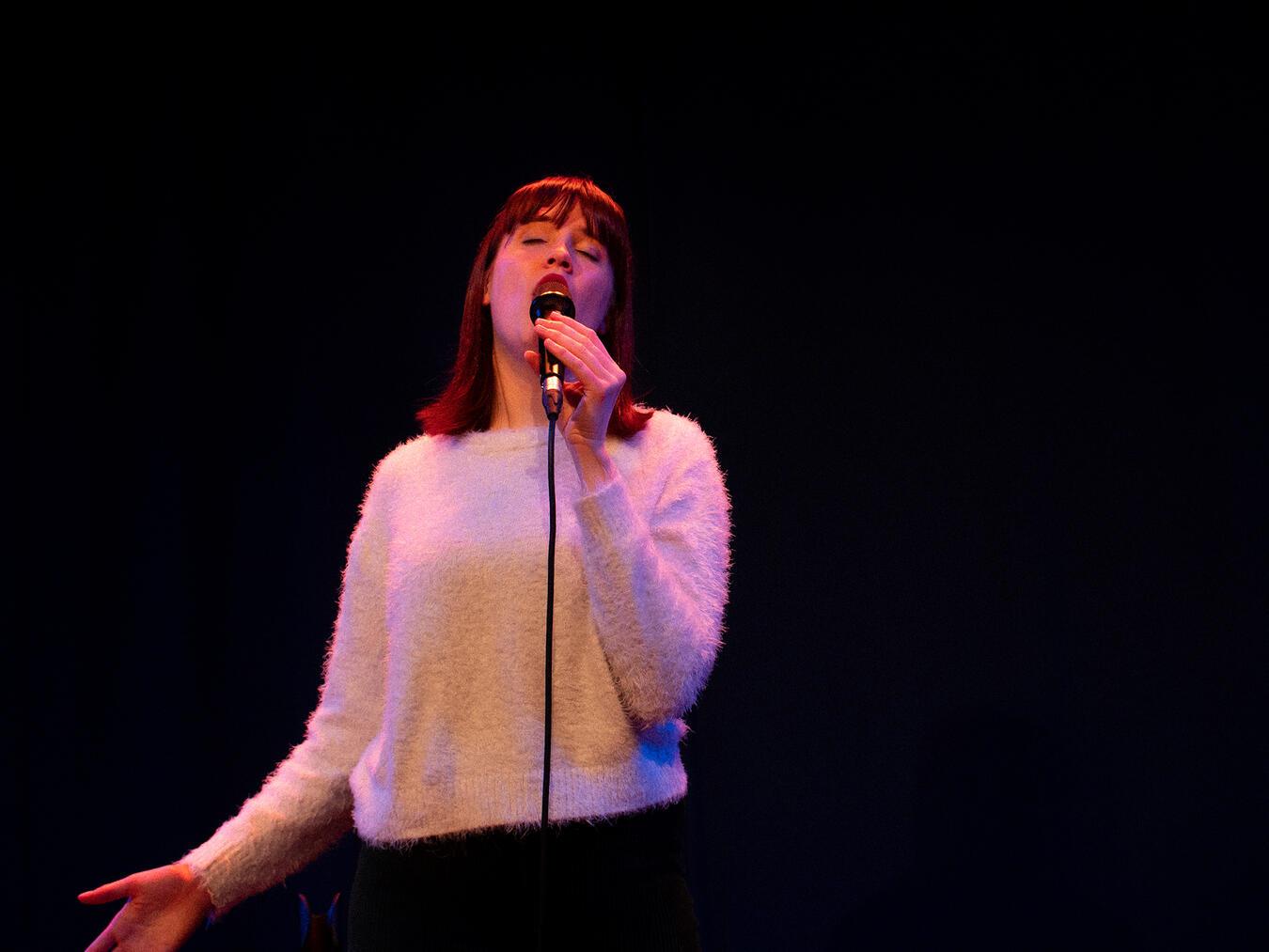 Die Sängerin Isy Schrotka.Foto: Melissa Arcak