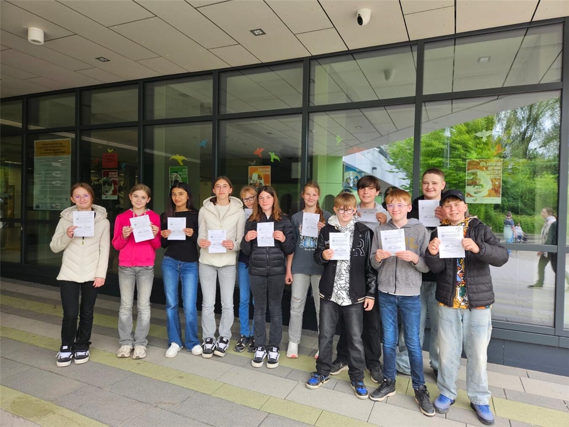 Die Schüler engagieren sich aktiv für nachhaltiges Recycling. Foto: Sekundarschule