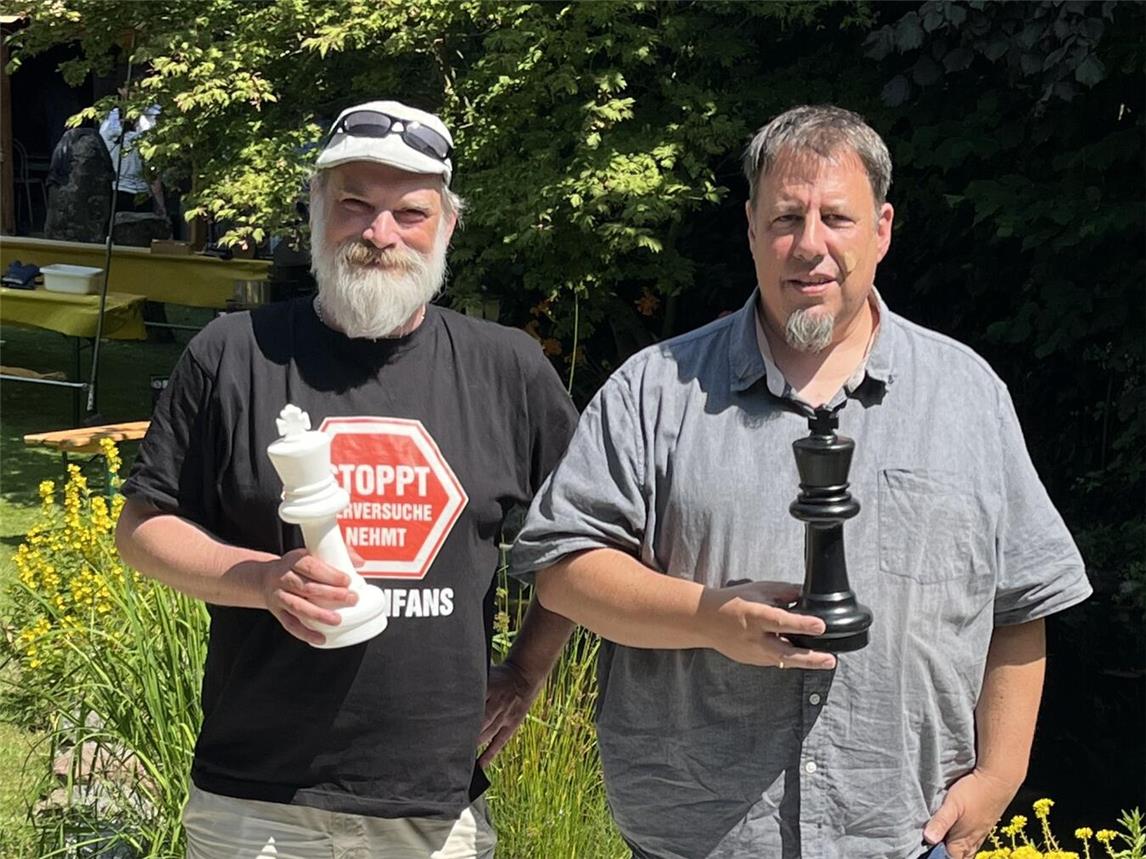 Die Sieger der Vereinsturniere: Stefan Rettenbacher (l.) und Lars Günther. Foto: privat