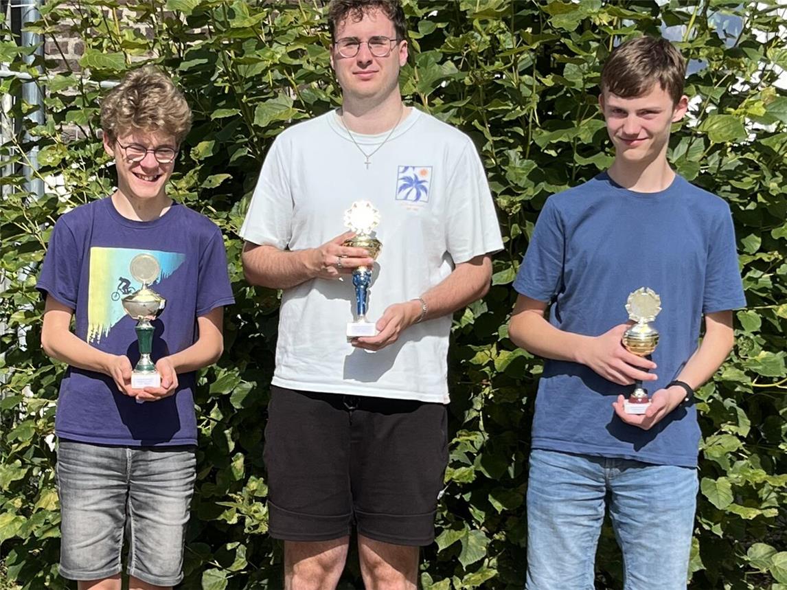 Die Sieger (v.l.): Marten Freytag, Steffen Niemann und Florian Henkel. Foto: privat