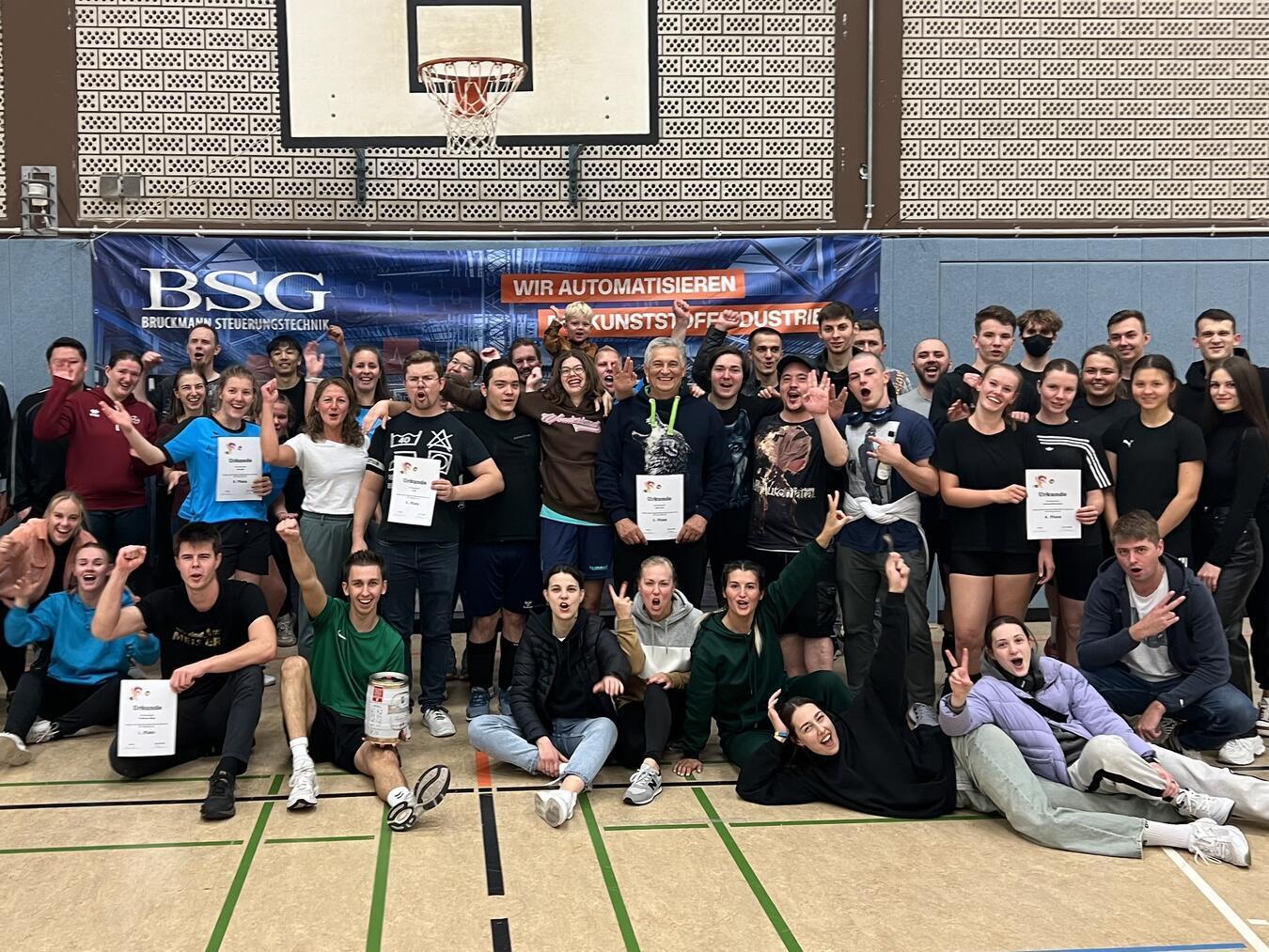 Die Siegerehrung nach einem gelungenen Turnier in der Hansahalle. Foto: privat